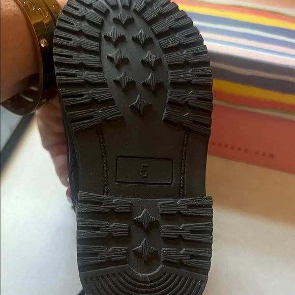 Mia Shoes Kids Black Lace-Up Boots - Picture 2 of 4